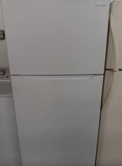 Insignia Top Freezer Fridge – White, clean 30-in class