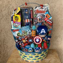 MARVEL AVENGERS CAPTAIN AMERICA EASTER BASKET