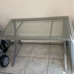 Glass Desk Table