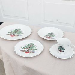 Vintage Christmas Dinnerware  - 2 Boxes Available  - $20 Each