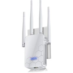 Intelligent Signal Amplifier up to 10000 Sq.ft,WiFi Repeater with Ethernet Port, Wireless Routers Amplifier, Mesh Wi-Fi 80% Faster|Broader Than Ever, 