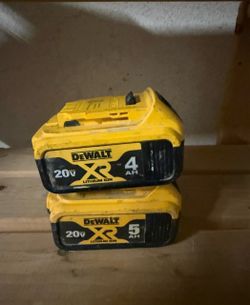 Dewalt batteries