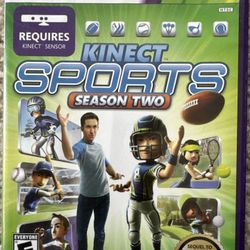 Kinect Sports Season Two Microsoft Xbox 360, 2011, Tested Working