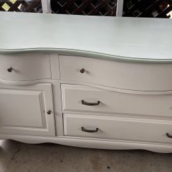 Refinished Dresser and Nightstand 