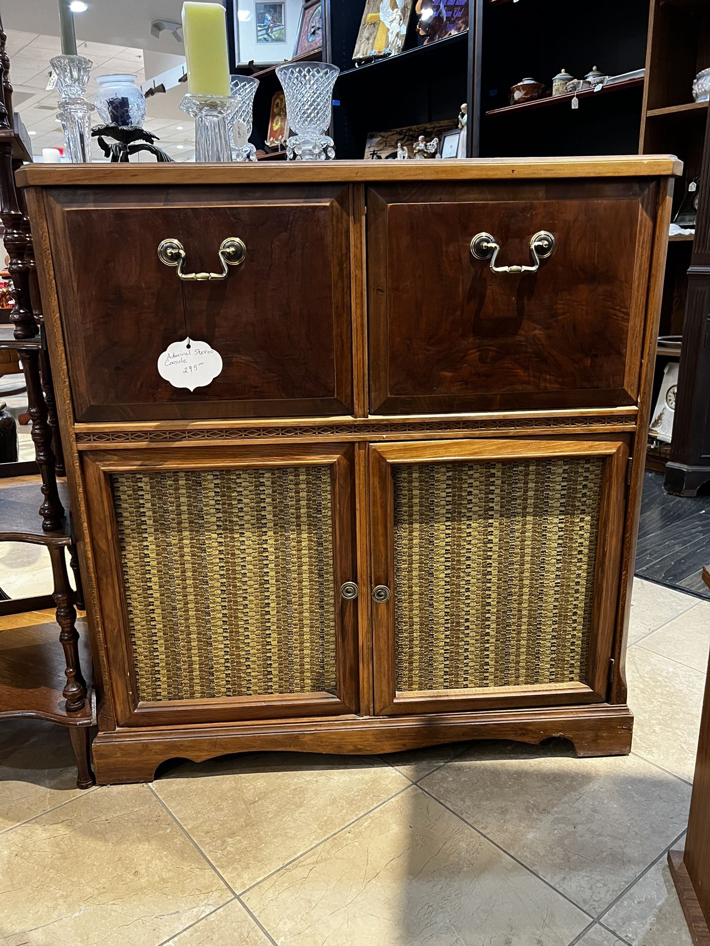 Antique Stereo Cabinet 