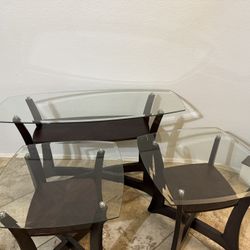 Glass Table Set