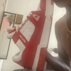 Red louis vuitton shoes