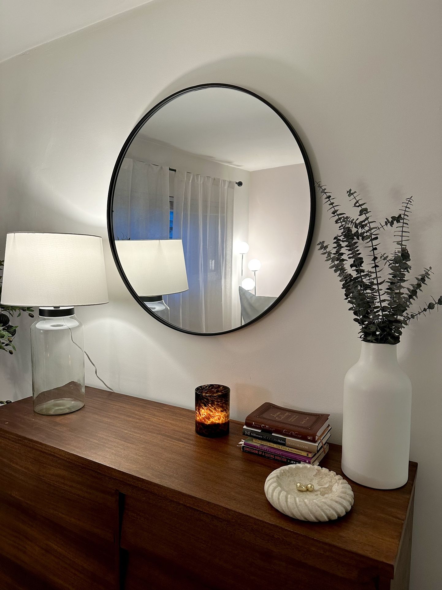 Giant Circle Modern Mirror 