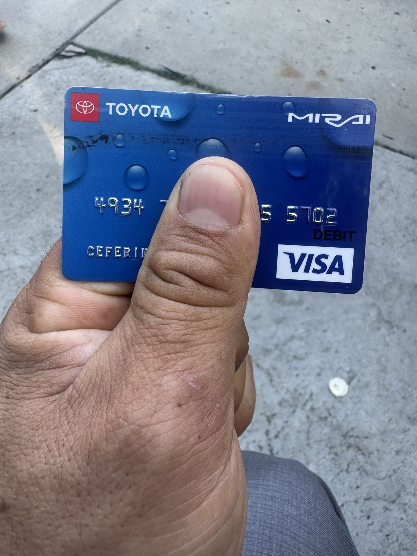 Hydrogen Debit Card