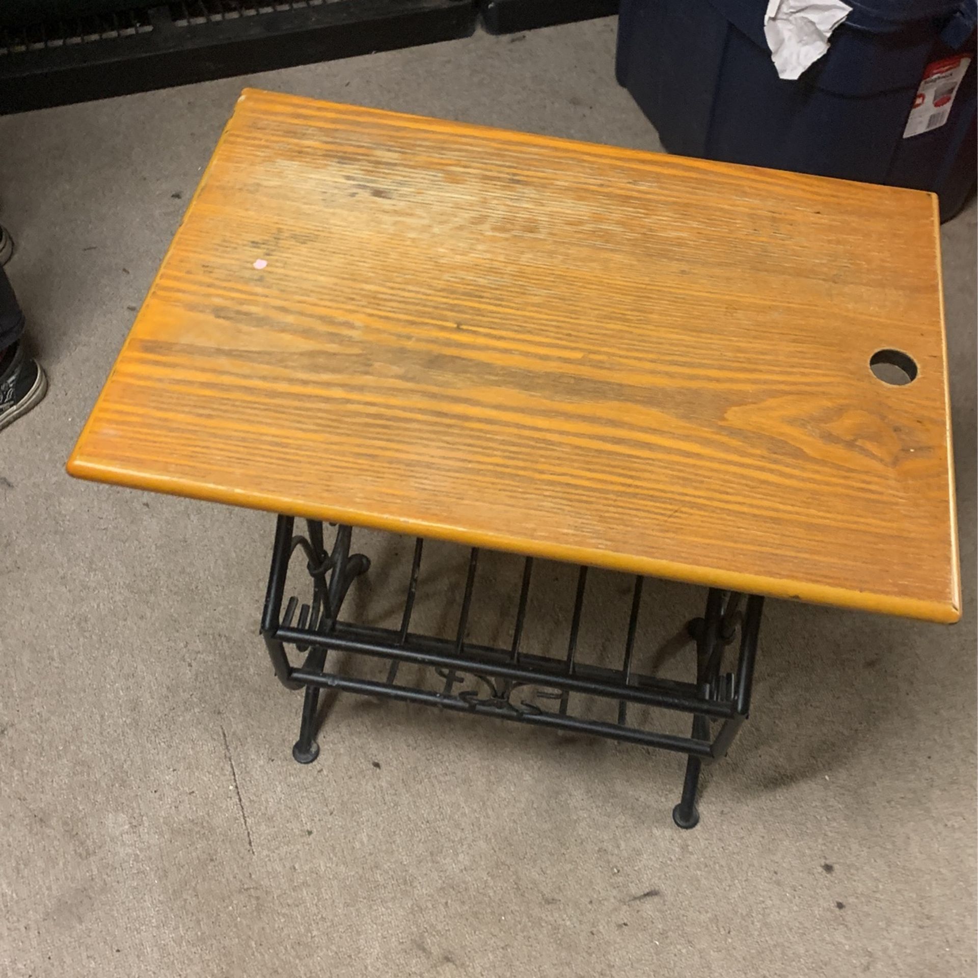 Magazine Rack Side Table