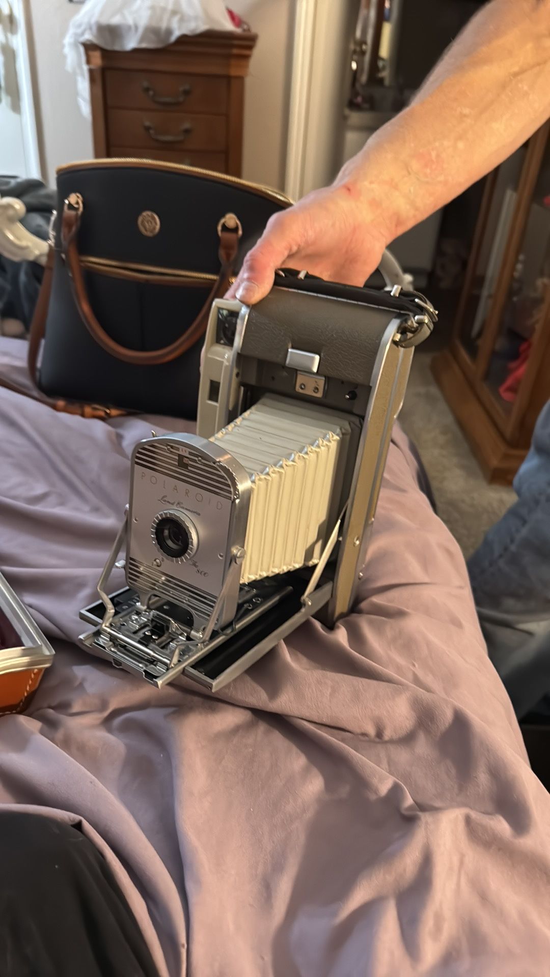 Vintage Polaroid camera