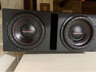 2 12’s American Bass Subwoofer and Amplifier Bundle
