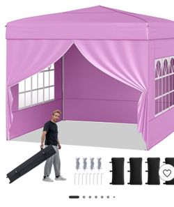 Pink 10’ x 10’ canopy