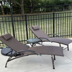 2 New Not Out Of The Box Lawn Chairs