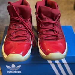 Red Jordan 11s