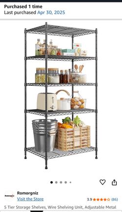 Metal Shelving Still In Box