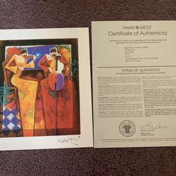 Charles Lee “Duet Night” Seriolithograph