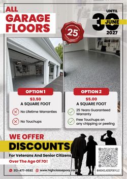 Epoxy garages
