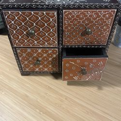 Hand Painted Jewelry Box