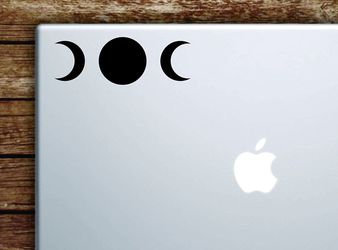 PRE MADE Laptop Decal Sticker Moons