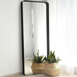 64" x 21" Modern Aluminum Alloy Wall-mounted Rectangular/Arched Deep Mirror