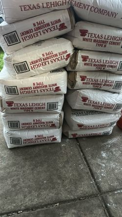 Semento White 70 Libras Barato Para Ladrillo O Piedra