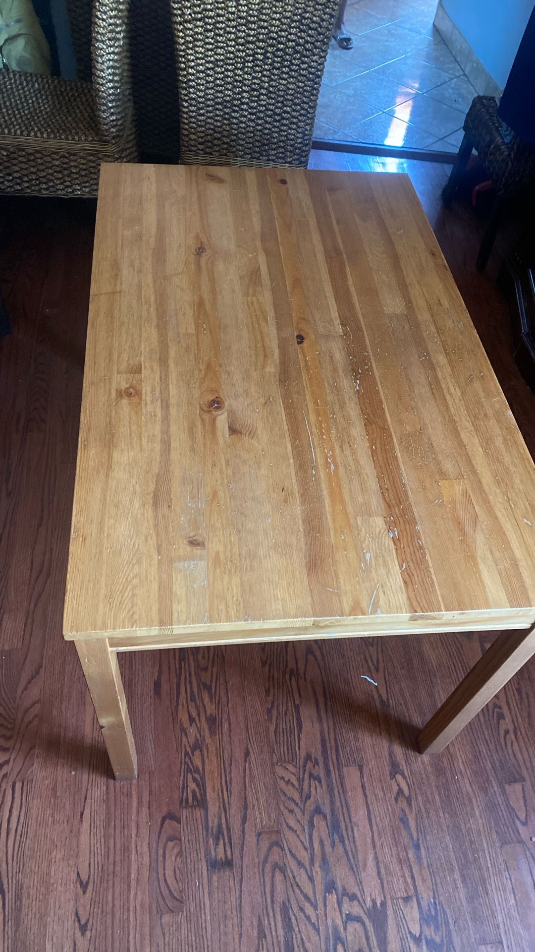Table and chairs