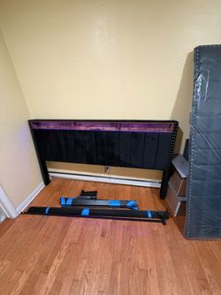 King size bed frame n mattress