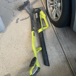 Leaf Blower And Grass Edger