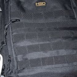 HSD Dad Diaper Bag Backpack, with Changing Mat, Baby Wipes Pocket, Insulated Side Bottle Holders, Stroller Straps, Multifunctional, Large Capacity, Wa