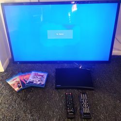 40" Element HD SmartTV w/ Samsung Blu-ray DVD Player Bundle