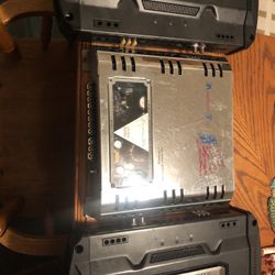 3 Amp System 2 For Bass 1200 What’s Each , Other Is 4 Chanel For Voice 