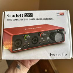 Scarlett 2i2 Audio Interface 
