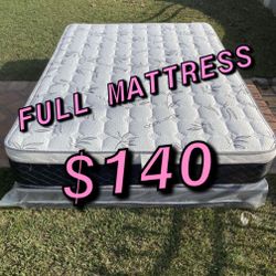 BRAND NEW PILLOW TOP MATTRESSES ✅ COLCHONES NUEVOS PILLOW TOP 💯‼️   QUEEN SIZE $150 ❌ $210 With Box Spring   FULL SIZE $140 ❌ $200 With Box Spring💥 