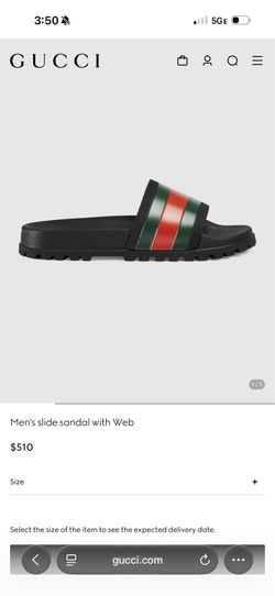 Men Gucci slides