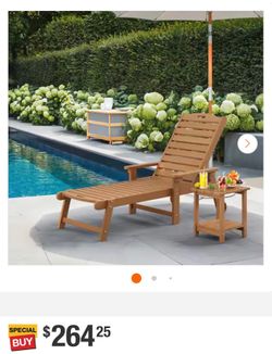 Chair and set side table Outdoor