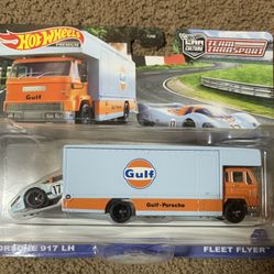 HOTWHEELS Team Transport Porsche 917 LH Gulf With Truck
