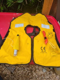 Adult Gas Inflatable WEST Marine Life Jacket