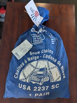Pewag USA 2237 SC Heavy Truck Snow Chains - 1 Pair (New) $145