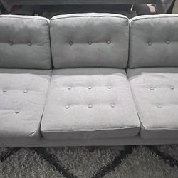 Grey West Elm Sofa $100