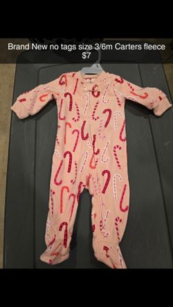 Baby Girl Candy Cane Onsie