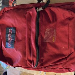 Red Jansport Backpack