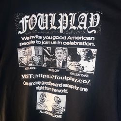 Foulplay Good American T-Shirt (Black) Large