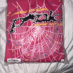 pink spider hoodie