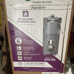 A.O. Smith 30 Gallon Short Liquid Propane Water Heater