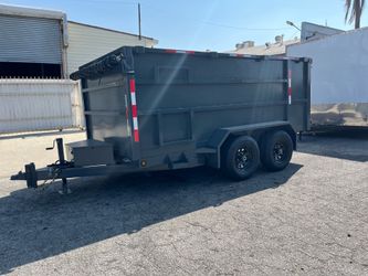 Dump trailer 8x12x4