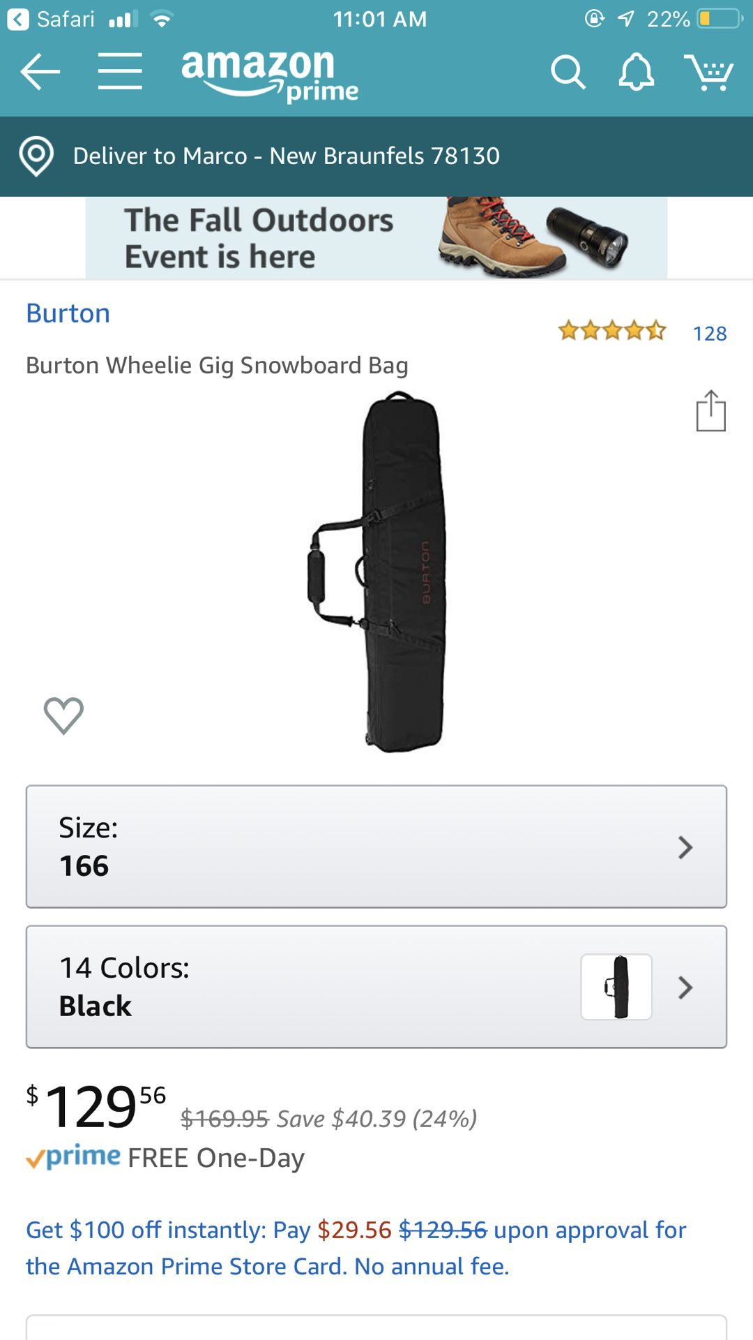 Burton Wheelie Gig Snowboard Bag - Brand New