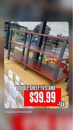 Large Shelf Tv Stand Book Shelf Coffee Table NEW IN BOX