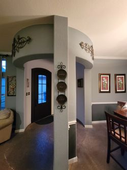 Large metal wall decor