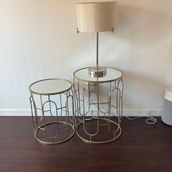 Nesting Tables And Lamp